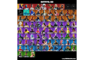 UNIQUE - Dark Vertex, Merry Mint Axe [83 Skins, 68 Axes, 86 Emotes, 69 Gliders and MORE!]