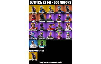 UNIQUE - Royale Knight, Floss [22 Skins, 300 Vbucks, 16 Axes, 27 Emotes, 94 Gliders and MORE!]