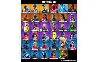 UNIQUE - Cole (Super Rare), Blue Team Leader [35 Skins, 43 Axes, 50 Emotes, 50 Gliders and MORE!]