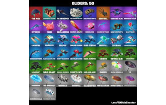 UNIQUE - Cole (Super Rare), Blue Team Leader [35 Skins, 43 Axes, 50 Emotes, 50 Gliders and MORE!]