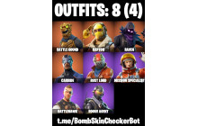 UNIQUE - Rust Lord, Take The L [8 Skins, 5 Axes, 7 Emotes, 5 Gliders and MORE!]