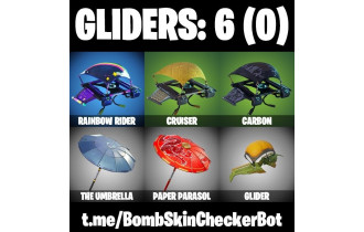 UNIQUE - Moonwalker, Take The L [7 Skins, 400 Vbucks, 5 Axes, 6 Emotes, 6 Gliders and MORE!]