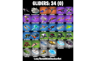 UNIQUE - Shadow Skully, Perfect Shadow [48 Skins, 34 Axes, 59 Emotes, 537 Level, 34 Gliders and MORE!]