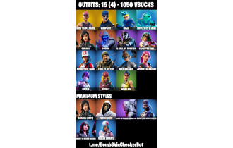 UNIQUE - OG STW, Skully [15 Skins, 1050 Vbucks, 17 Axes, 10 Emotes, 12 Gliders and MORE!]