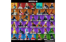 UNIQUE - Fishstick (World Cup), Sparkle Supreme  [42 Skins, 38 Axes, 43 Emotes, 44 Gliders and MORE!]