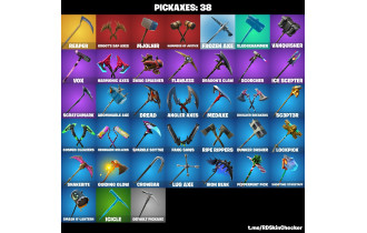 UNIQUE - Fishstick (World Cup), Sparkle Supreme  [42 Skins, 38 Axes, 43 Emotes, 44 Gliders and MORE!]