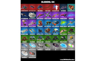 UNIQUE - Fishstick (World Cup), Sparkle Supreme  [42 Skins, 38 Axes, 43 Emotes, 44 Gliders and MORE!]