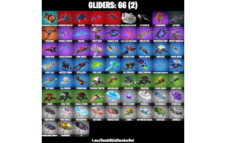 UNIQUE - Tilted Teknique,  [35 Skins, 1250 Vbucks, 48 Axes, 54 Emotes, 66 Gliders and MORE!]