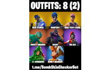UNIQUE - OG STW, Raven [8 Skins, 9 Axes, 9 Emotes, 17 Gliders and MORE!]