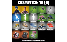 UNIQUE - OG STW, Warpaint [2 Skins, 3 Axes, 3 Emotes, 7 Gliders and MORE!]