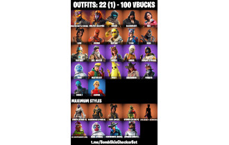 UNIQUE - Laguna, Luxe [22 Skins, 100 Vbucks, 15 Axes, 22 Emotes, 17 Gliders and MORE!]