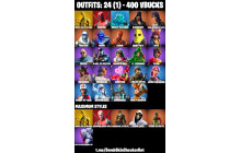 UNIQUE - Midas (Fully Golden) , Fusion [24 Skins, 400 Vbucks, 46 Axes, 56 Emotes, 43 Gliders and MORE!]