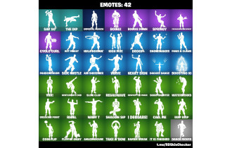 UNIQUE - Neo Versa, Midas (Golden Agent) [24 Skins, 32 Axes, 42 Emotes, 35 Gliders and MORE!]