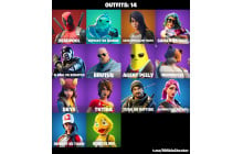 UNIQUE - Deadpool, Agent Peely [14 Skins, 15 Axes, 16 Emotes, 19 Gliders and MORE!]