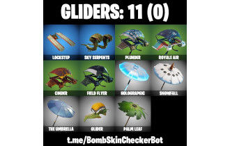 UNIQUE - Shadow Skully, Perfect Shadow  [7 Skins, 8400 Vbucks, 7 Axes, 16 Emotes, 11 Gliders and MORE!]