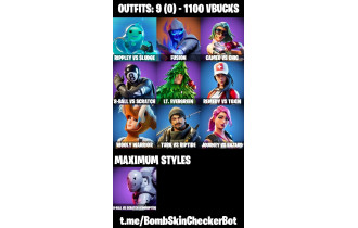 UNIQUE - Fusion, Wooly [9 Skins, 11 Axes, 10 Emotes, 11 Gliders and MORE!]