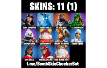 UNIQUE - Ruby Shadow, Polar Peely [11 Skins, 28 Axes, 34 Emotes, 41 Gliders and MORE!]