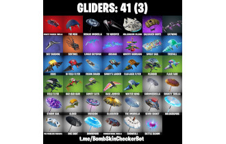 UNIQUE - Ruby Shadow, Polar Peely [11 Skins, 28 Axes, 34 Emotes, 41 Gliders and MORE!]