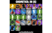 UNIQUE - Dark Voyager , Take The L  [5 Skins, 3 Axes, 7 Emotes, 7 Gliders and MORE!]