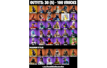 UNIQUE - Fresh, Lynx  [30 Skins, 100 Vbucks, 20 Axes, 40 Emotes, 23 Gliders and MORE!]