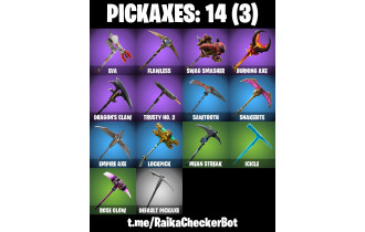 UNIQUE - The Reaper , Elite Agent  [40 Skins, 50 Vbucks, 14 Axes, 16 Emotes, 195 Gliders and MORE!]