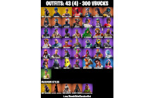 UNIQUE - OG STW, Take The L [43 Skins, 300 Vbucks, 40 Axes, 64 Emotes, 39 Gliders and MORE!]