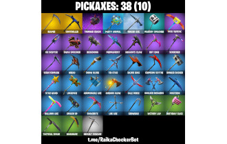 UNIQUE - Fishstick (World Cup), Blue Striker [76 Skins, 38 Axes, 77 Emotes, 39 Gliders and MORE!]