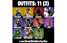 UNIQUE - Blue Squire,  Blue Team Leader  [11 Skins, 11 Axes, 14 Emotes, 10 Gliders and MORE!]