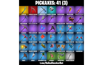 UNIQUE -  Fishstick (World Cup) ,  Sultura  [47 Skins, 150 Vbucks, 41 Axes, 48 Emotes 41 Gliders and MORE!]