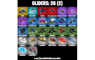 UNIQUE - The Reaper, Take The L [19 Skins, 450 Vbucks, 25 Axes, 29 Emotes, 26 Gliders and MORE!]