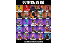 UNIQUE - Take The L, Rogue Agent [25 Skins, 21 Axes, 37 Emotes, 28 Gliders and MORE!]