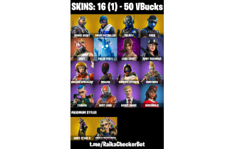 UNIQUE - Rogue Agent, Take The L [16 Skins, 50 Vbucks, 17 Axes, 29 Emotes, 25 Gliders and MORE!]