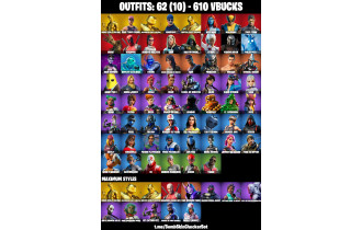 UNIQUE - OG STW, Midas (Fully Golden) [62 Skins, 610 Vbucks, 72 Axes, 89 Emotes  and MORE!]