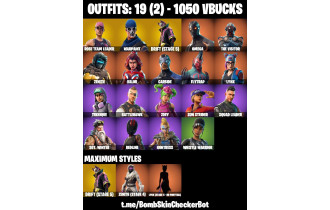 UNIQUE - OG STW, Omega [19 Skins, 1050 Vbucks, 13 Axes, 20 Emotes, 19 Gliders and MORE!]