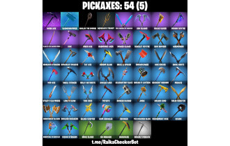 UNIQUE - Gold Midas, Fishstick (World Cup)  [66 Skins, 100 Vbucks, 54 Axes, 73 Emotes, 49 Gliders and MORE!]