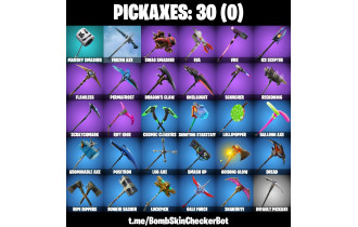 UNIQUE - Omega,  [49 Skins, 450 Vbucks, 30 Axes, 49 Emotes 38 Gliders and MORE!]