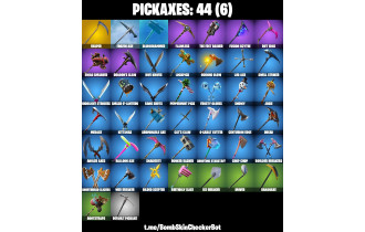 UNIQUE - Fishstick (World Cup) ,  Reaper Axe  [43 Skins, 100 Vbucks, 44 Axes, 47 Emotes, 40 Gliders and MORE!]