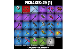 UNIQUE - Skull Trooper , Crowbar [45 Skins, 100 Vbucks, 29 Axes, 51 Emotes, 29 Gliders and MORE!]