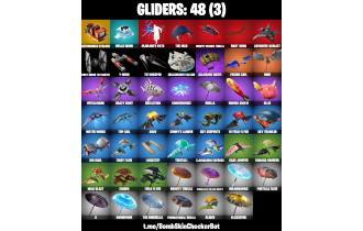 UNIQUE - Midas (Fully Golden) ,  Peely  [45 Skins, 200 Vbucks, 45 Axes, 66 Emotes, 50 Gliders and MORE!]