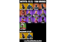 UNIQUE - OG Mako Glider , Carbide (Stage 5)  [13 Skins, 1150 Vbucks, 9 Axes, 20 Emotes, 15 Gliders and MORE!]