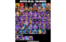 UNIQUE - Spidergwen (Stacy), Darth Vader  [55 Skins, 700 Vbucks, 61 Axes, 52 Emotes, 61 Gliders and MORE!]