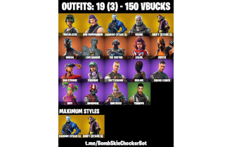 UNIQUE - Trailblazer,  Freestylin [19 Skins, 150 Vbucks, 11 Axes, 16 Emotes, 15 Gliders and MORE!]