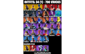 UNIQUE - OG STW , Midas  [34 Skins, 700 Vbucks, 31 Axes, 50 Emotes, 36 Gliders and MORE!]