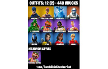 UNIQUE - OG STW , Laguna  [12 Skins, 440 Vbucks, 21 Axes, 18 Emotes, 21 Gliders and MORE!]