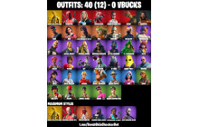 UNIQUE - Midas (Fully Golden) ,  Aura [40 Skins, 33 Vbucks, 36 Axes,  Emotes, 39 Gliders and MORE!]