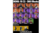 UNIQUE - Valor , Enforcer  [19 Skins, 300 Vbucks, 11 Axes, 20 Emotes, 11 Gliders and MORE!]