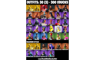 UNIQUE - Midas (Fully Golden) , Tilted Teknique  [30 Skins, 300 Vbucks, 27 Axes, 39 Emotes, 36 Gliders and MORE!]