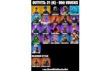 UNIQUE - OG STW, Rose Team Leader [21 Skins, 950 Vbucks, 18 Axes, 11 Emotes, 17 Gliders and MORE!]