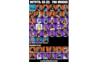 UNIQUE - The Ace, Peely  [33 Skins, 700 Vbucks, 23 Axes, 37 Emotes, 30 Gliders and MORE!]