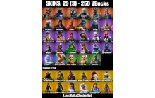 UNIQUE - Calamity, The Ice King  [29 Skins, 250 Vbucks, 20 Axes, 33 Emotes, 32 Gliders and MORE!]